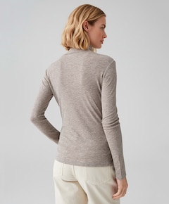 Dames longsleeve bruin