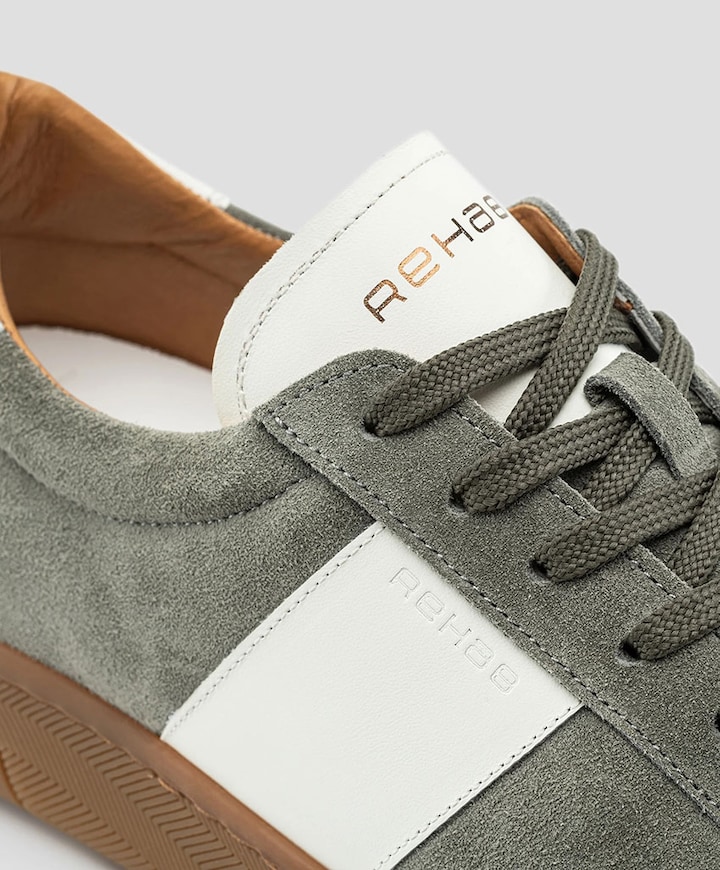 Zack sue LTHR heren sneakers groen