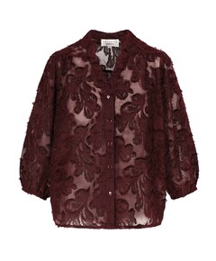 Dames blouse bordeaux