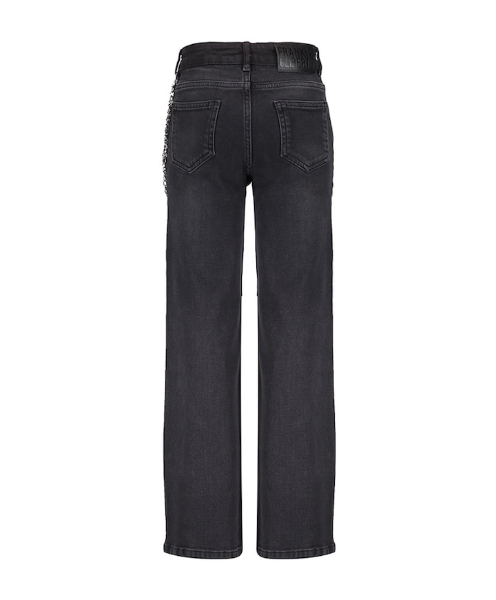 Attitude Wide Leg Basic jeans zwart