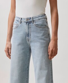 Loose fit jeans blauw