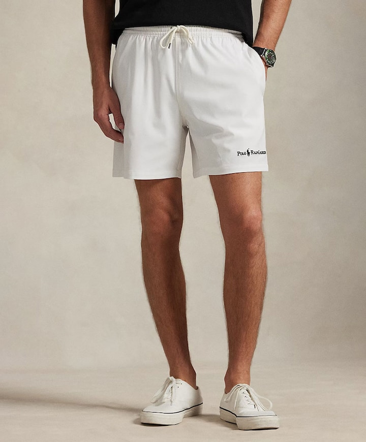 Woven heren zwembroek ecru