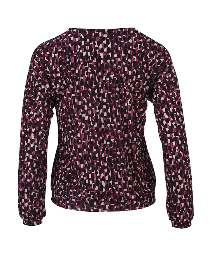 Dames longsleeve bordeaux