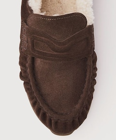 Riley Mio Fur (L) dames loafers bruin