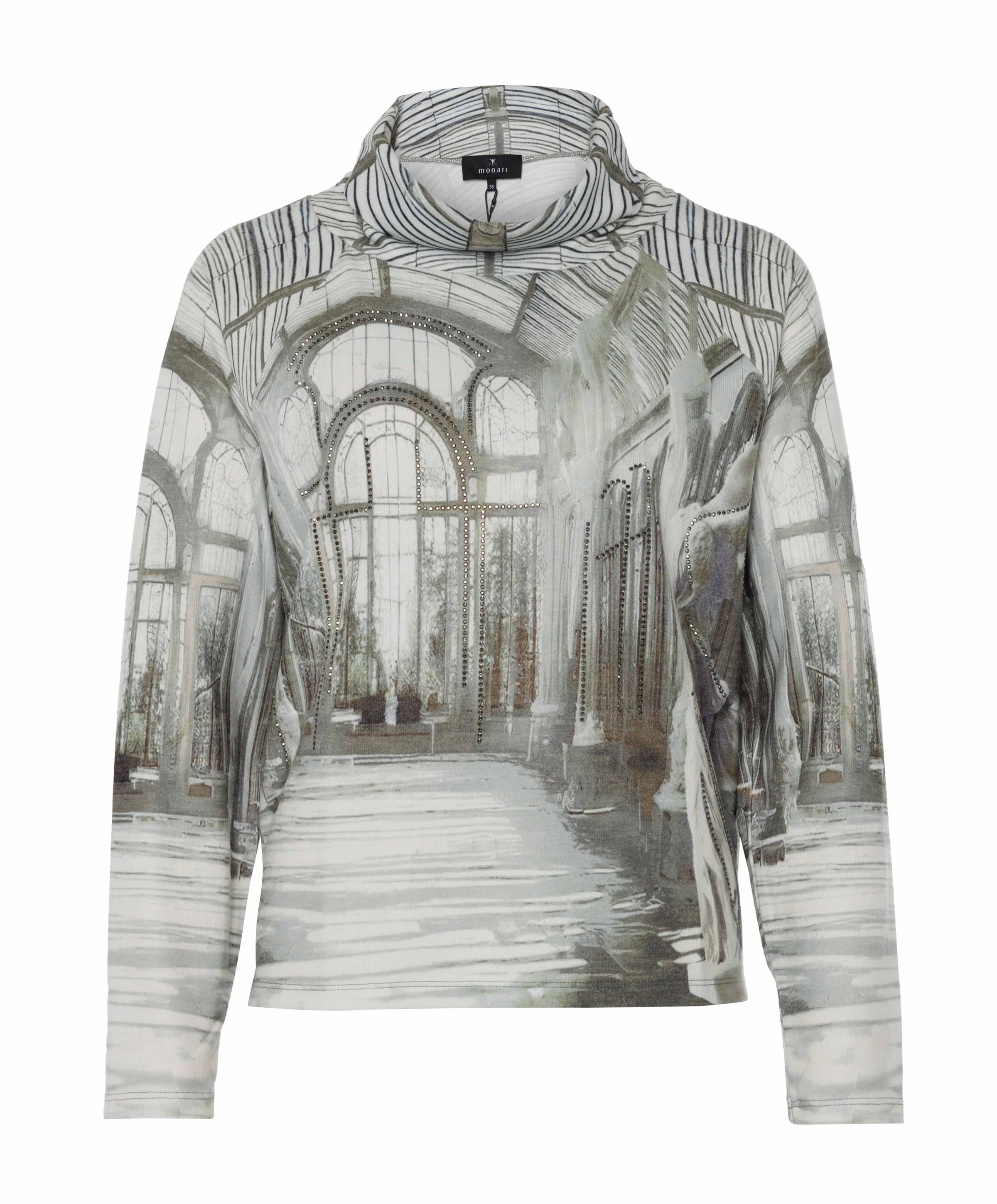 Dames longsleeve groen