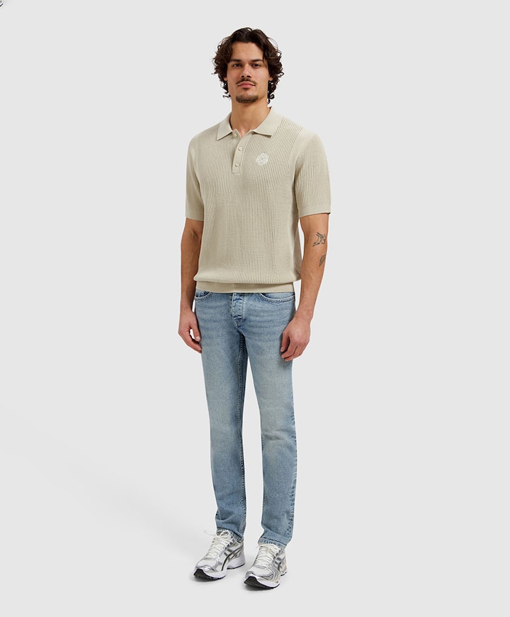 The Ryan Slim Fit Jeans heren jeans blauw
