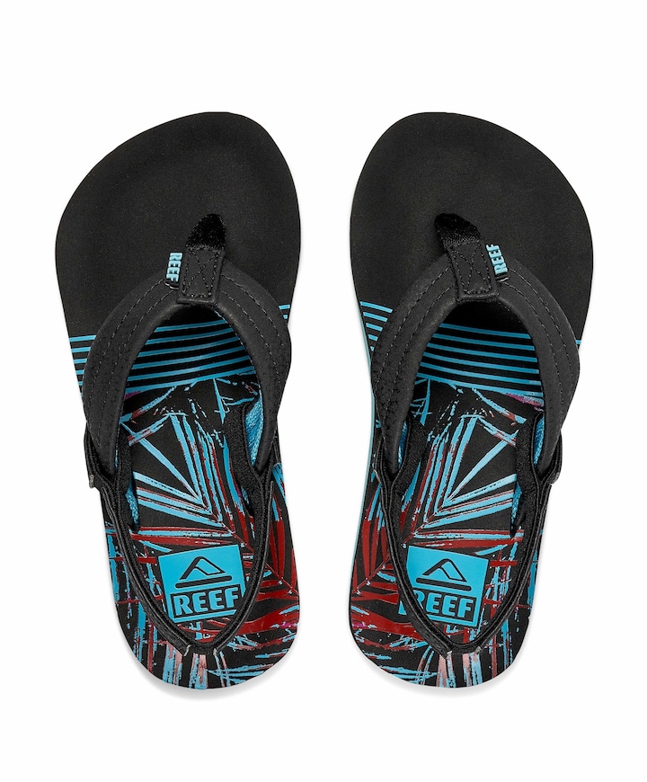 Ahitropical jongens slippers zwart