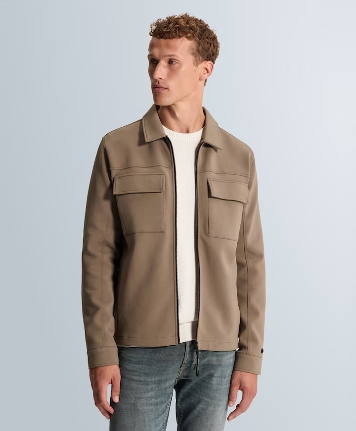 Heren vest bruin