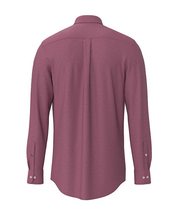 Overhemd lange mouw bordeaux