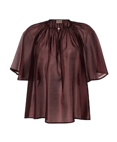 Dames blouse bordeaux