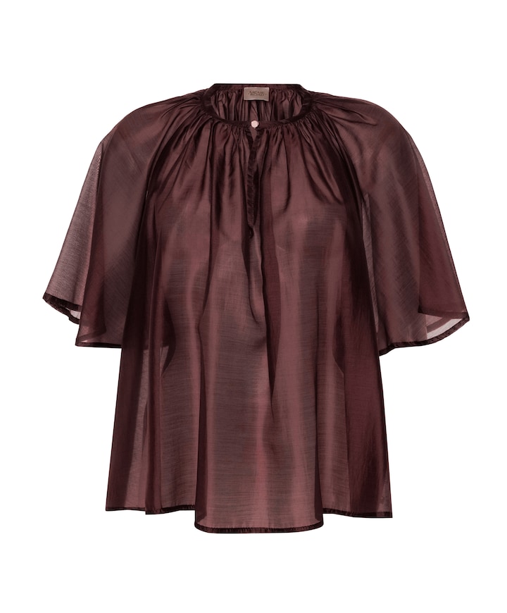 Dames blouse bordeaux
