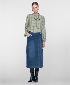 Dames rok blauw