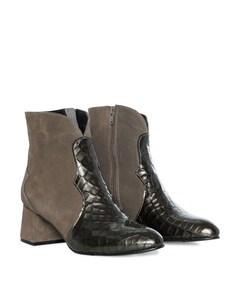 dames enkellaarzen ecru