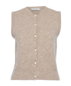 Dames gilet beige