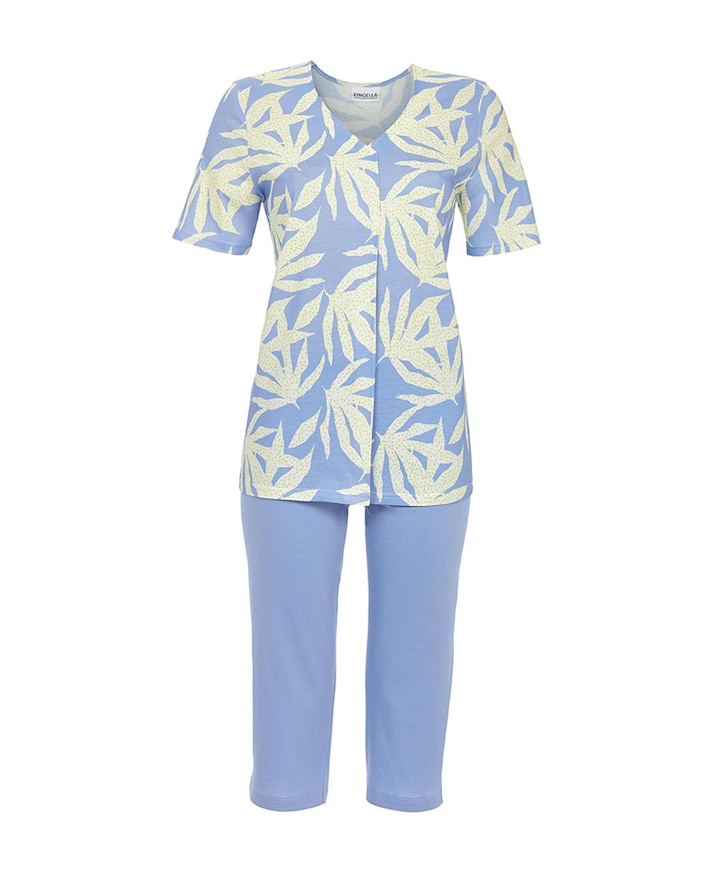 Dames pyjamaset blauw