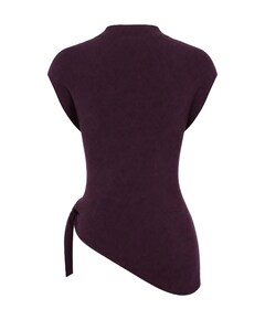 Dames top bordeaux