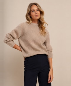 Dames vest beige