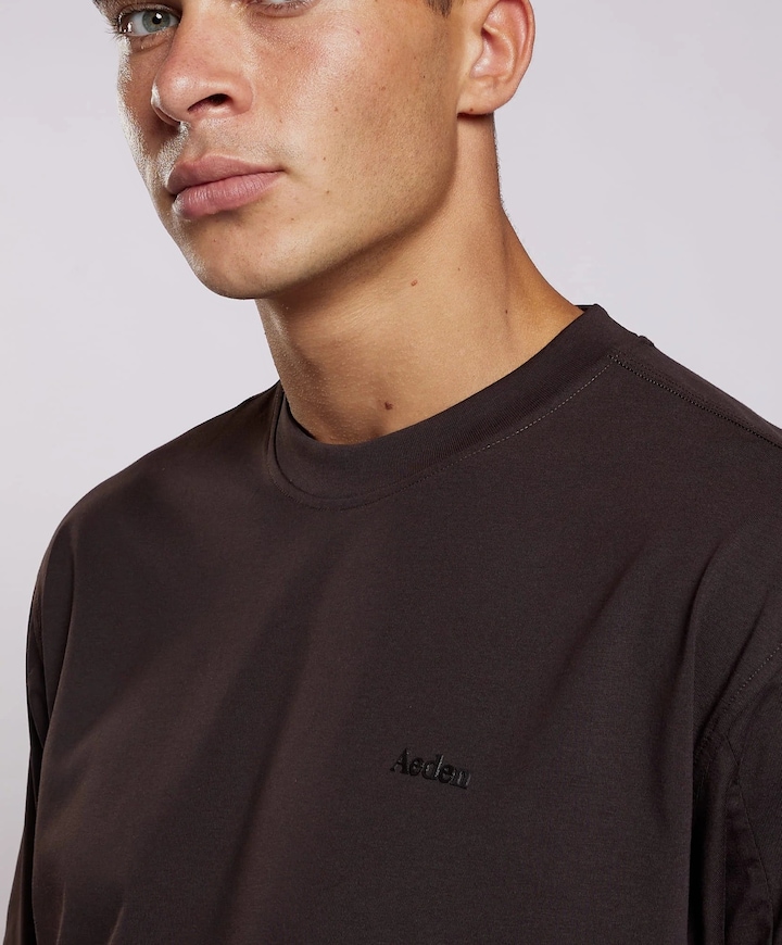 Heren T-shirt bruin
