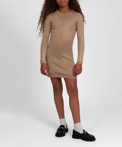 Meisjes jurk bruin