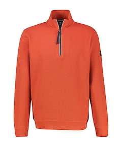 Heren trui met rits rood