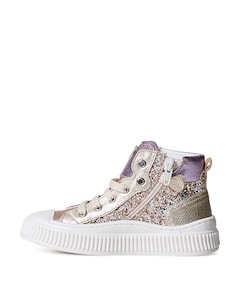 meisjes veterschoenen goud