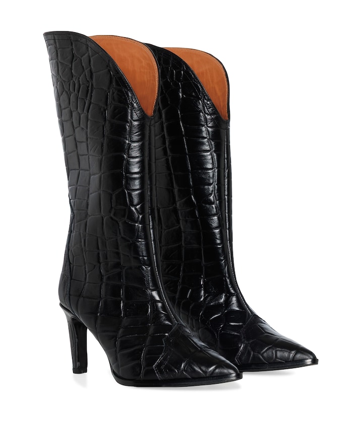 dames laarzen zwart