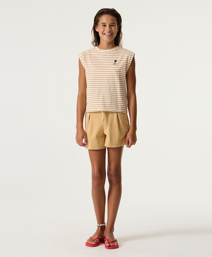 Meisjes T-shirt beige