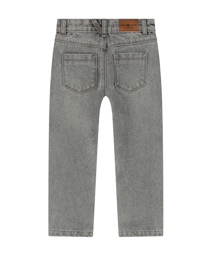 Wide Fit jongens jeans grijs