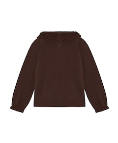 Meisjes longsleeve bordeaux