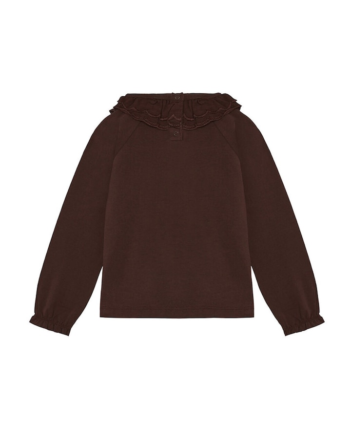 Meisjes longsleeve bordeaux