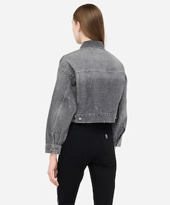 Jeansjack grijs