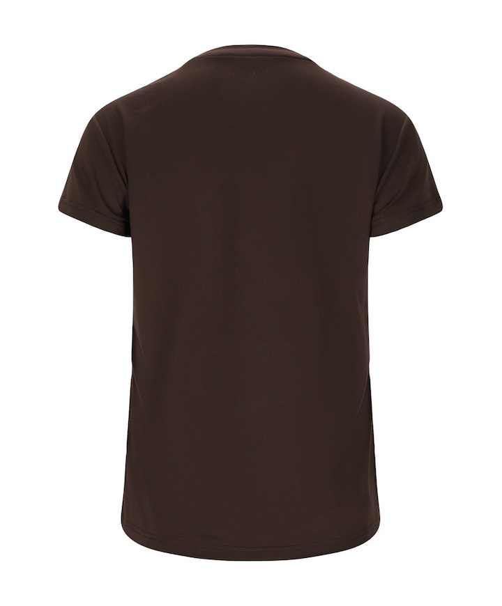 Dames t-shirt bruin