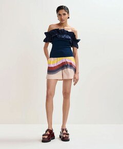 Dames top blauw