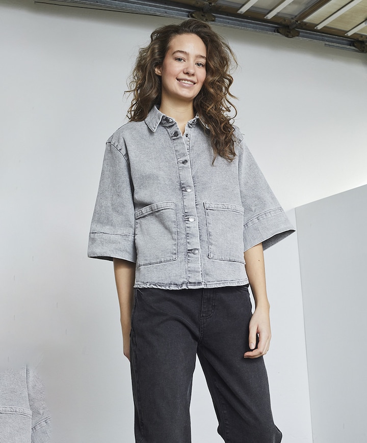Blouse grijs