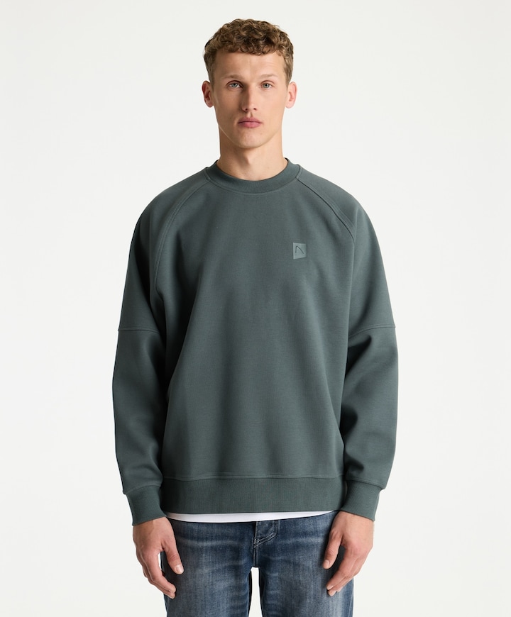 Heren sweater groen