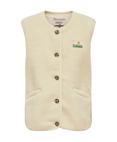 Meisjes gilet ecru