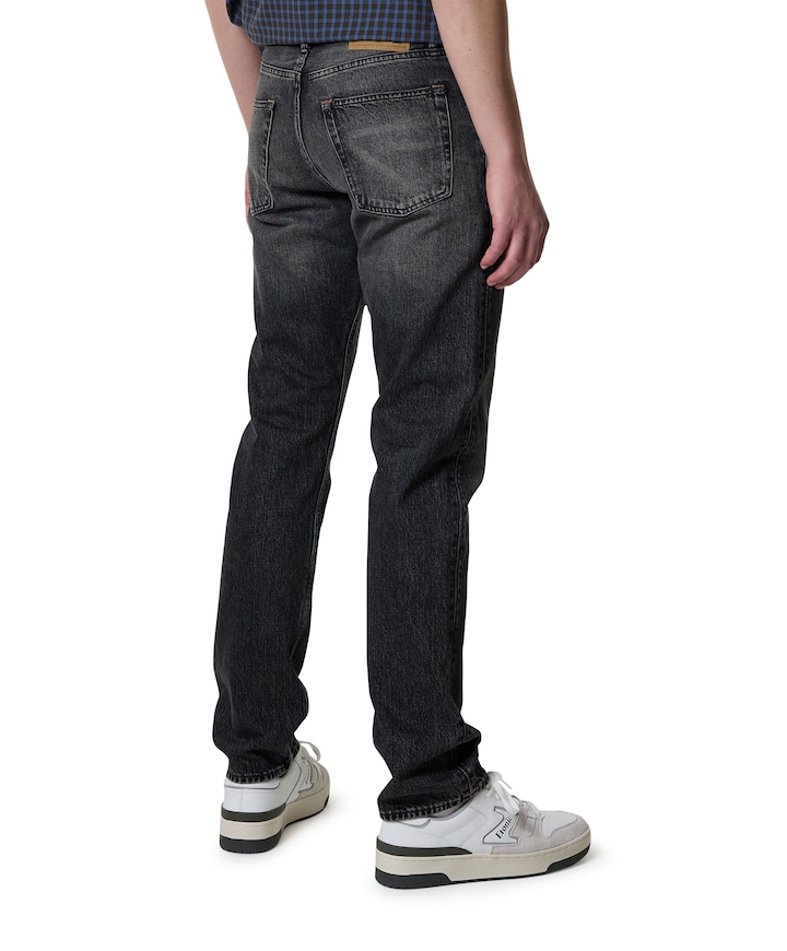 The One Jean - thunderstorm black clean heren jeans grijs