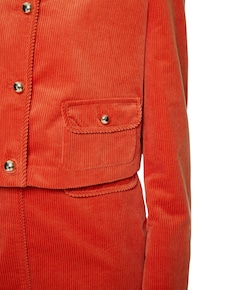 Dames jas oranje