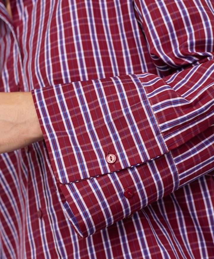 Dames blouse bordeaux