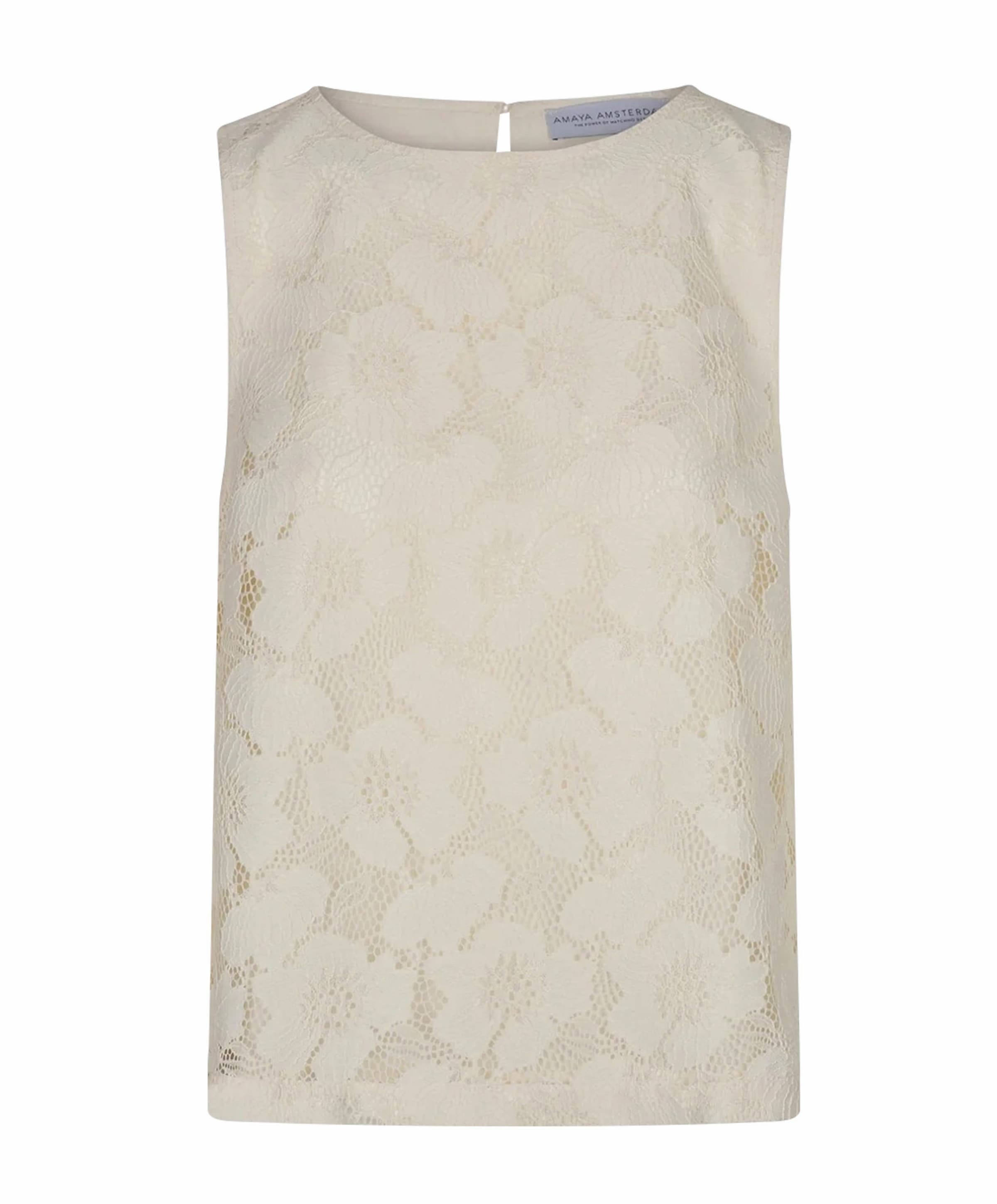 Dames top beige