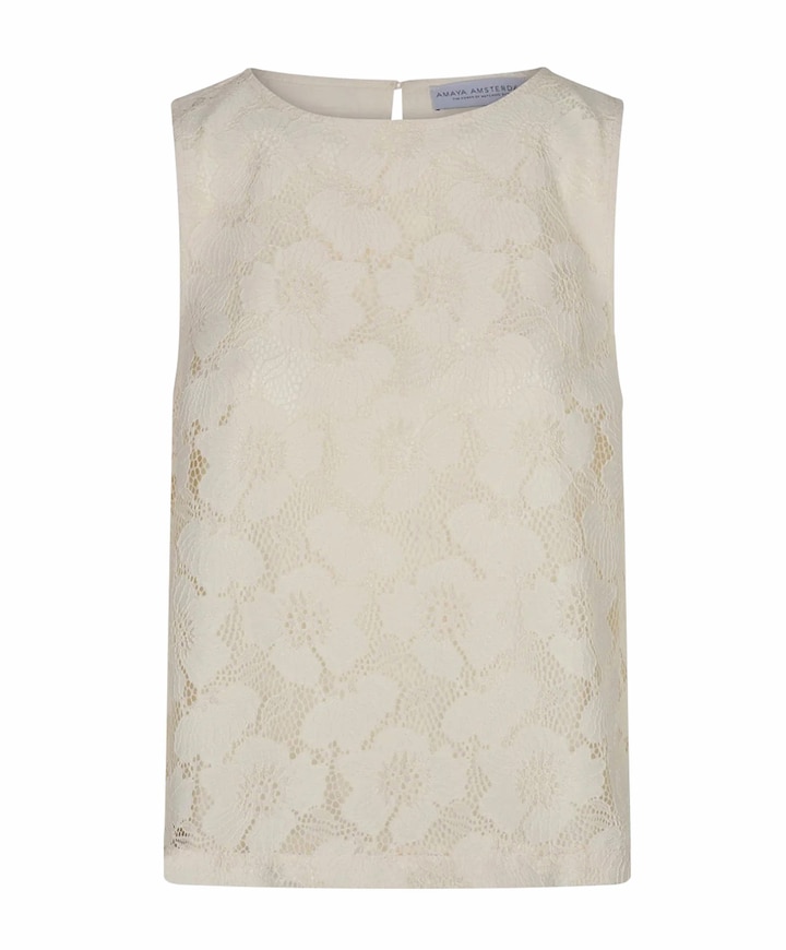 Dames top beige