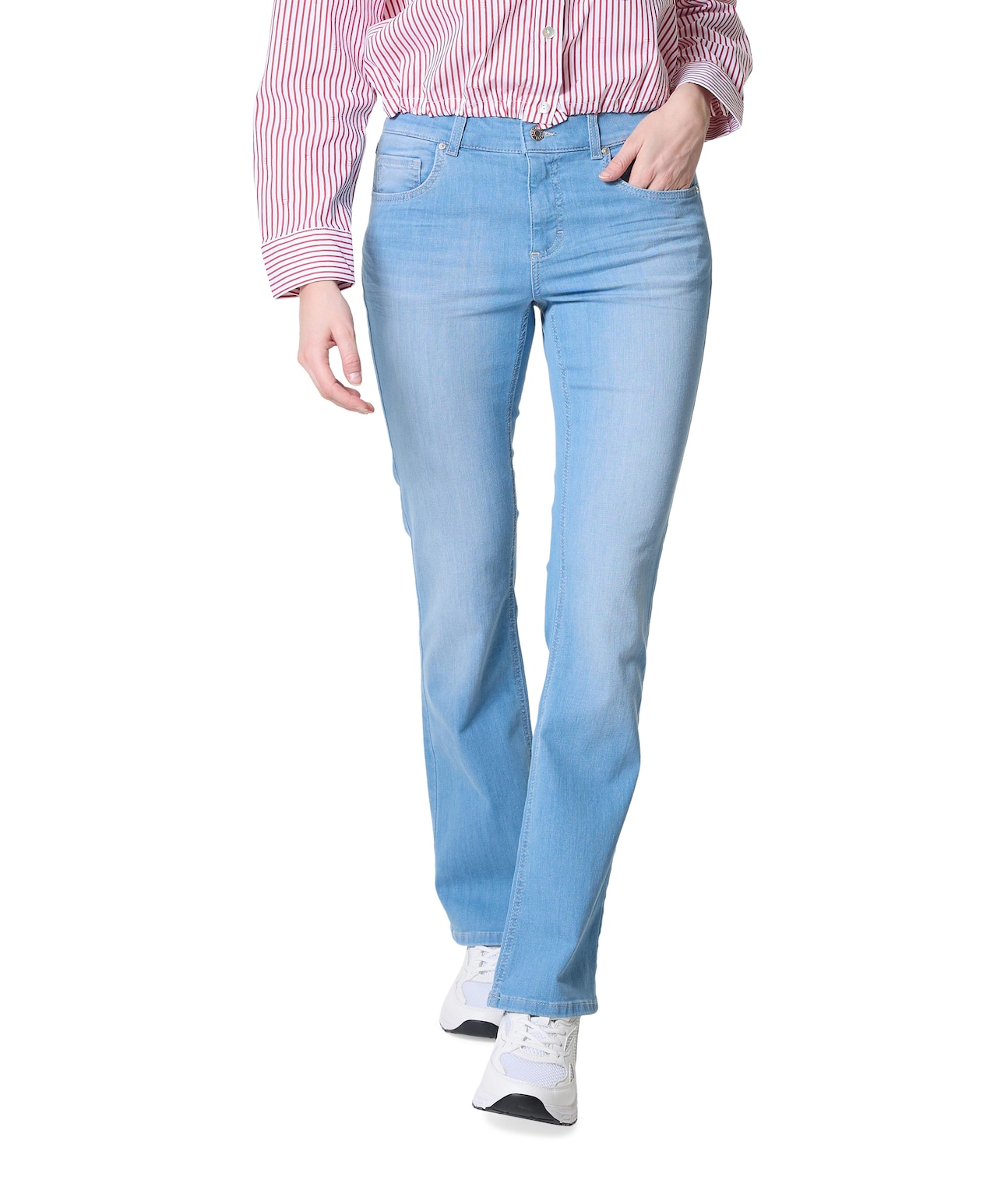 ONLY CARMAKOMA CARSALLY HW SK Flared DNM BJ759, Light Medium Blauw Denim, 52W x 32L ONLY CARMAKOMA CARSALLY HW SK Flared DNM BJ759, Light Medium Blauw Denim, 52W x 32L
