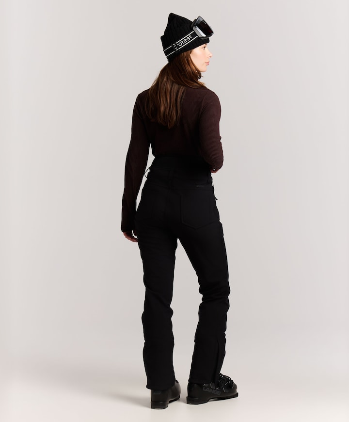 PRTHindon softshell dames skibroek zwart