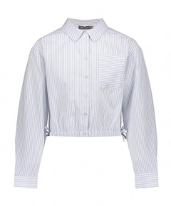 Meisjes blouse lange mouw ecru