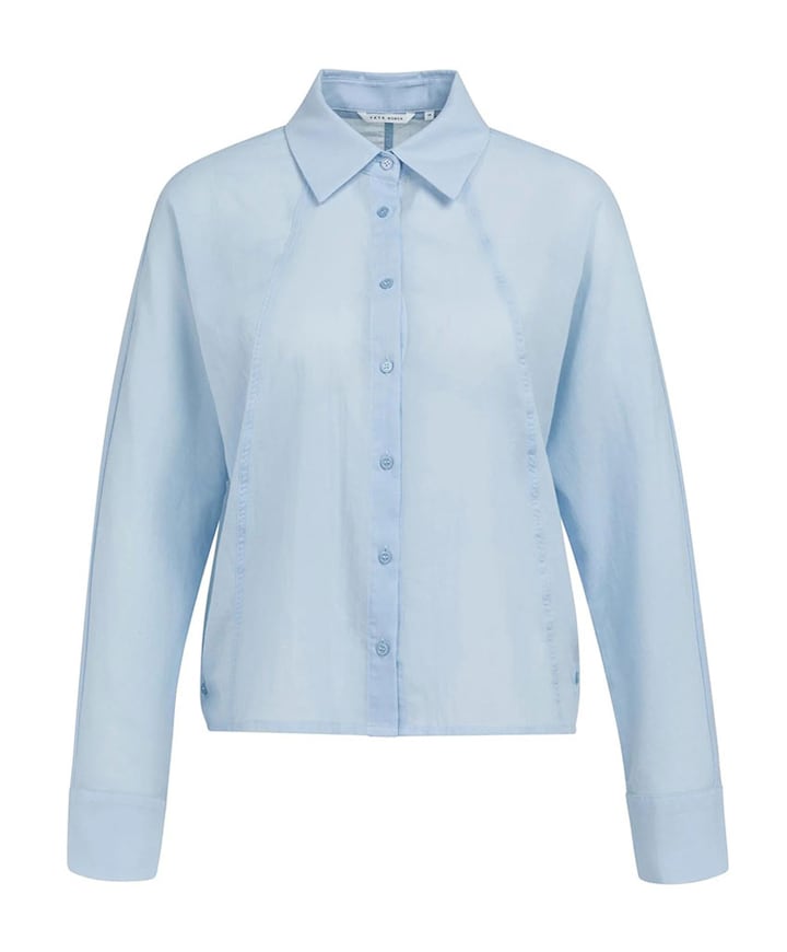 Dames blouse blauw