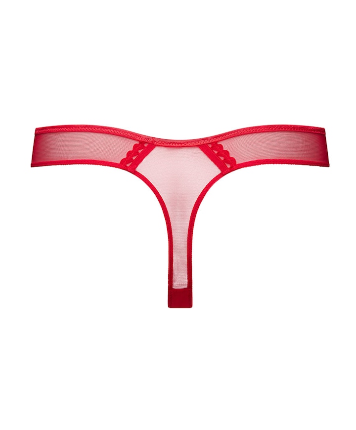 Dames string rood