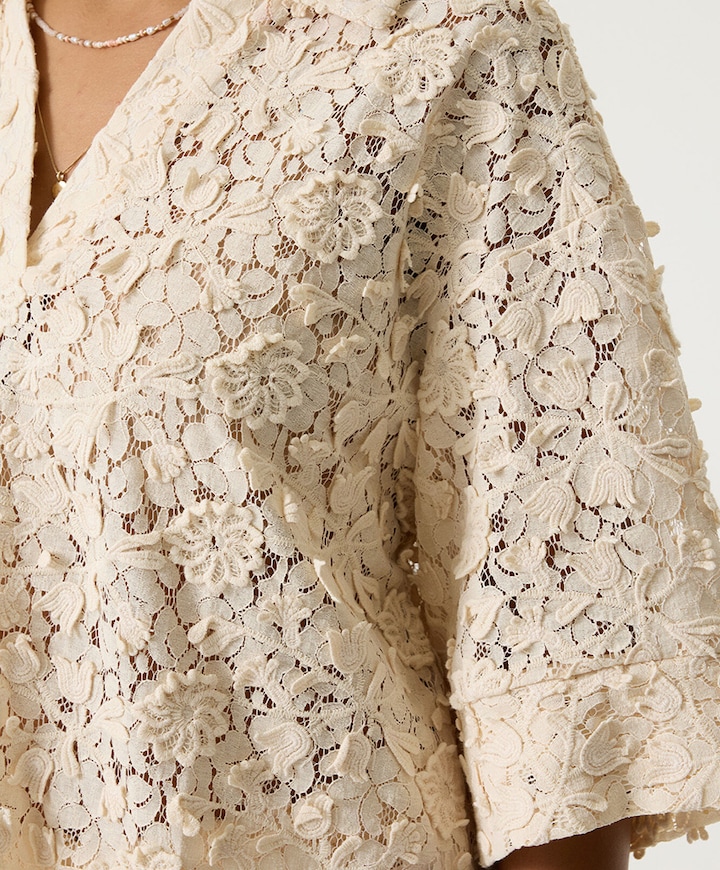 Dames blouse ecru