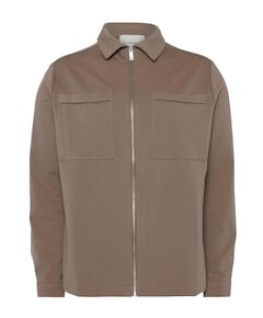 Heren overshirt bruin