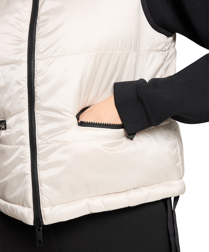 Dames bodywarmer beige
