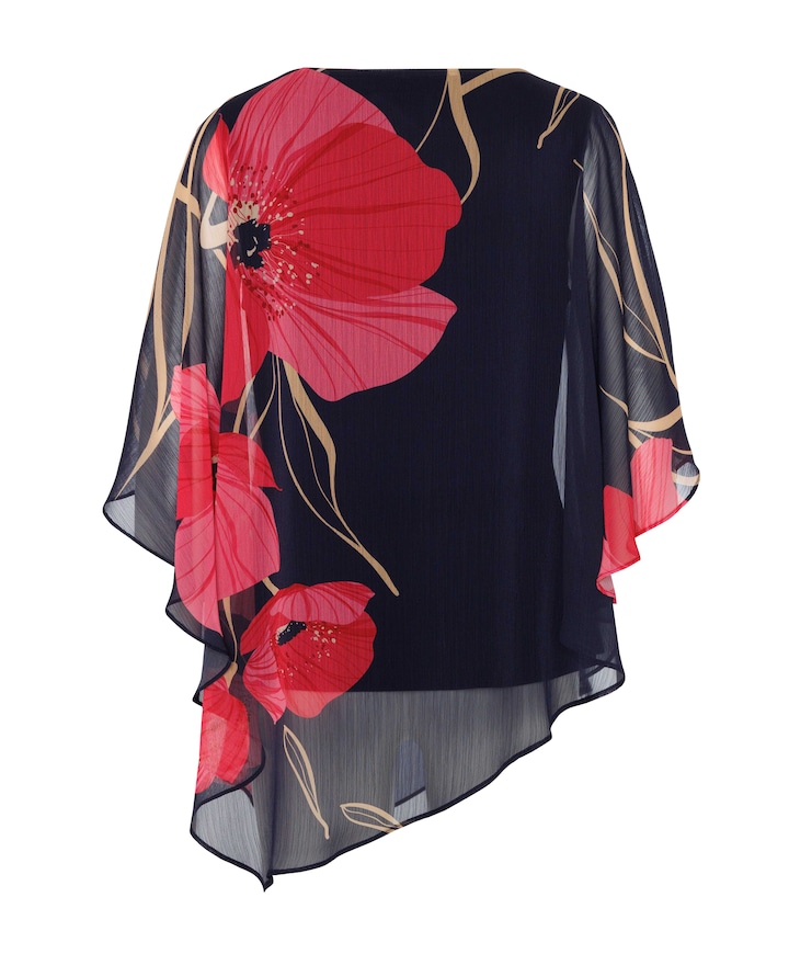 Dames blouse blauw